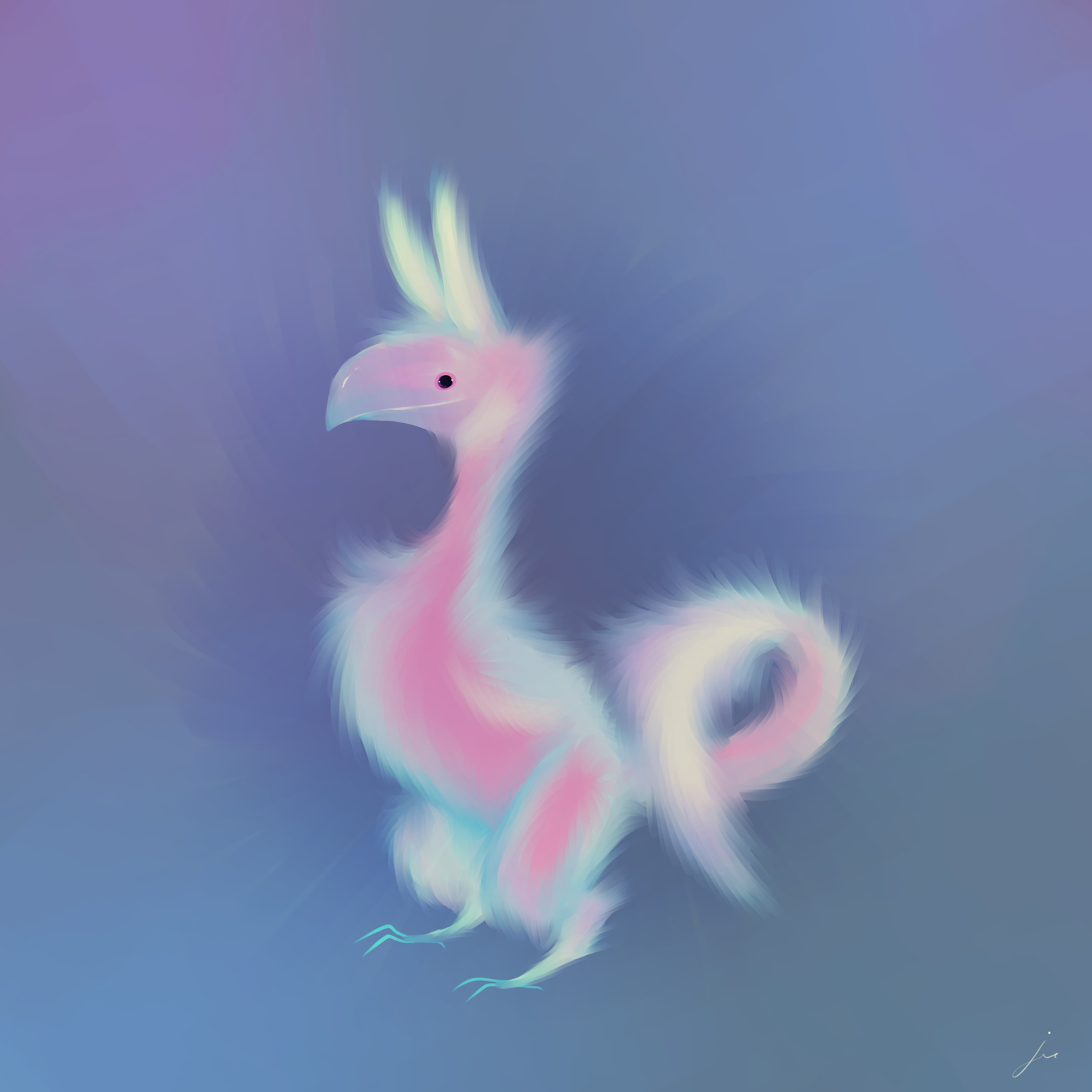 bipedal wingless griffo